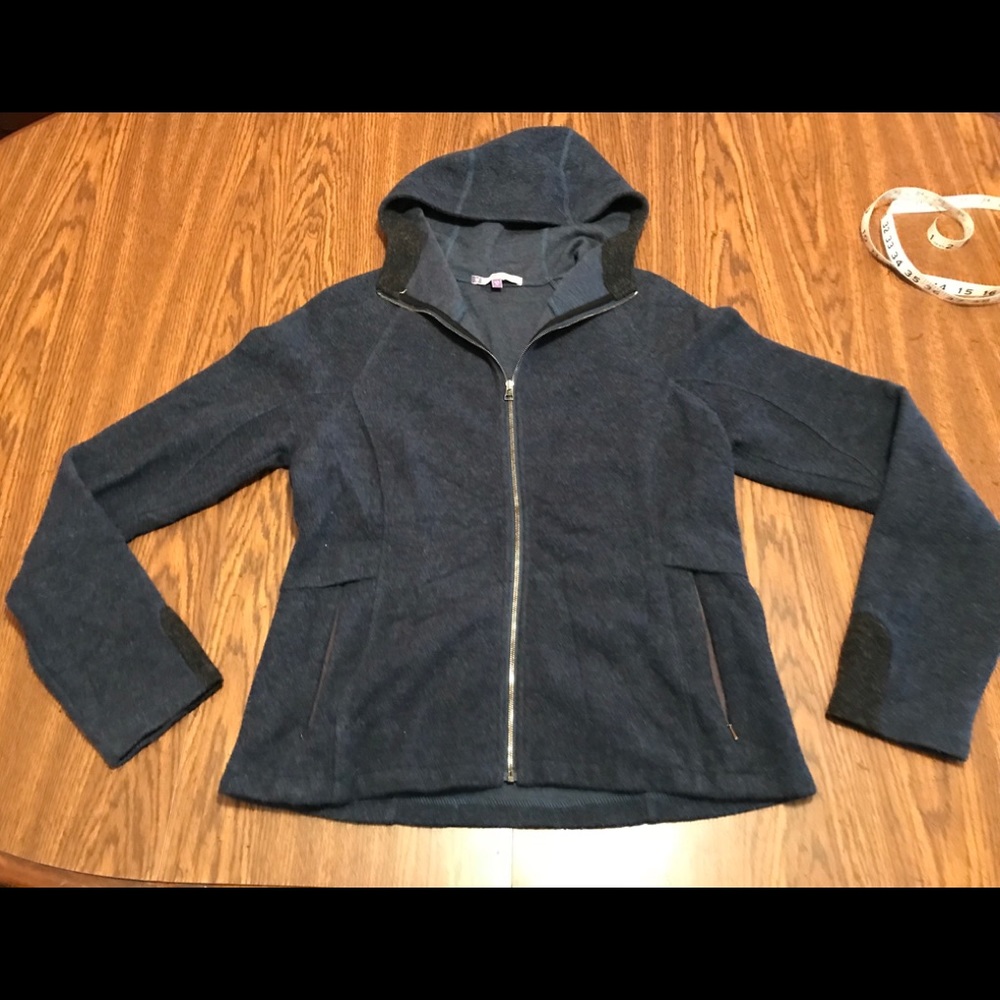 Ibex merino wool zip up sweater